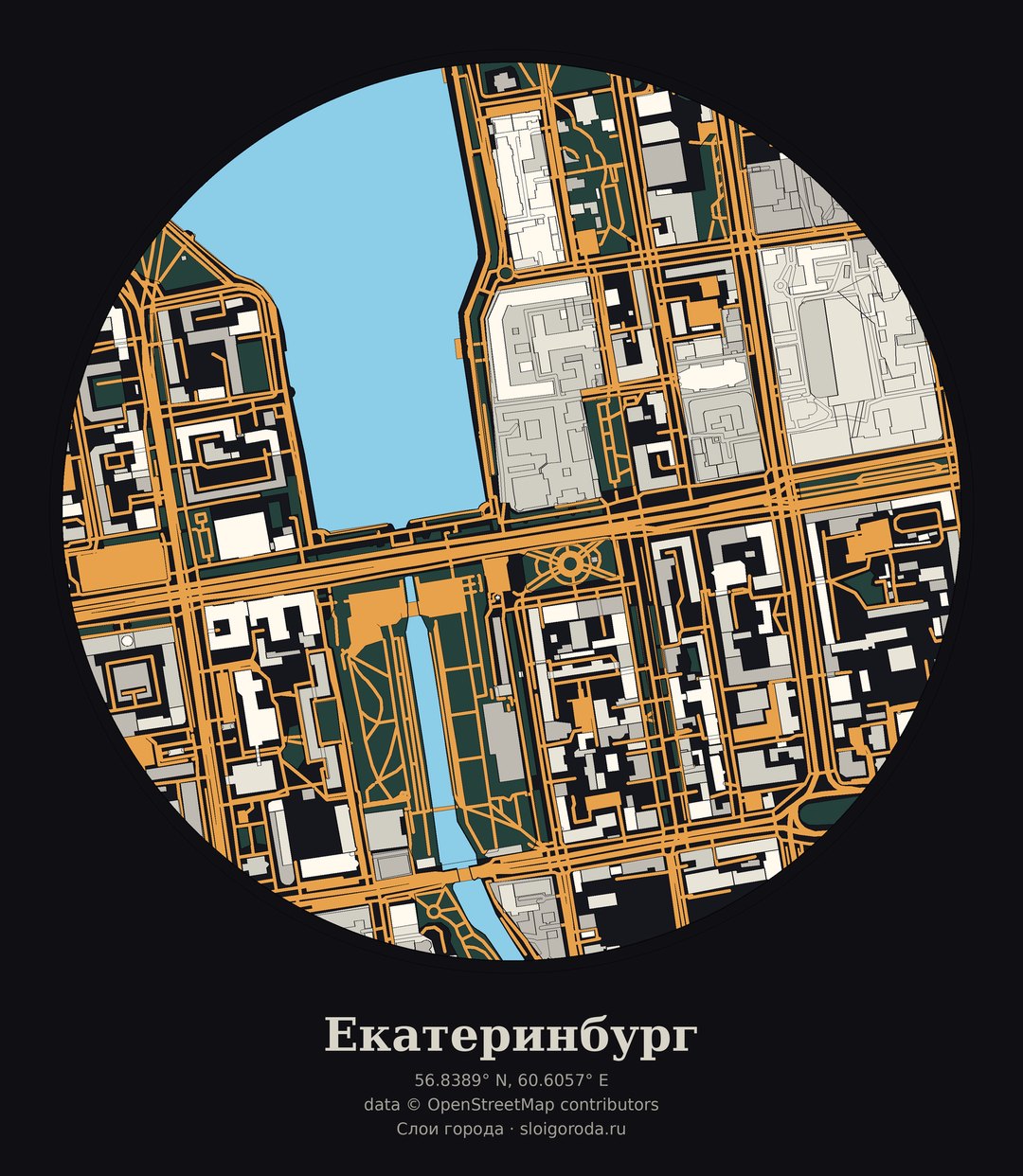 Карта: Екатеринбург
