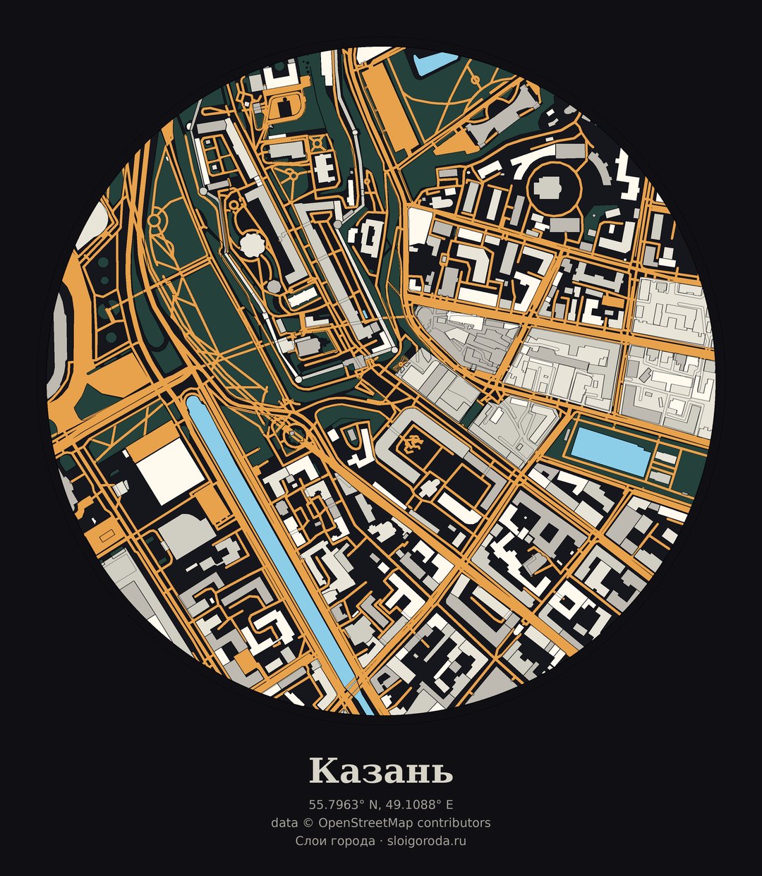 Карта: Казань