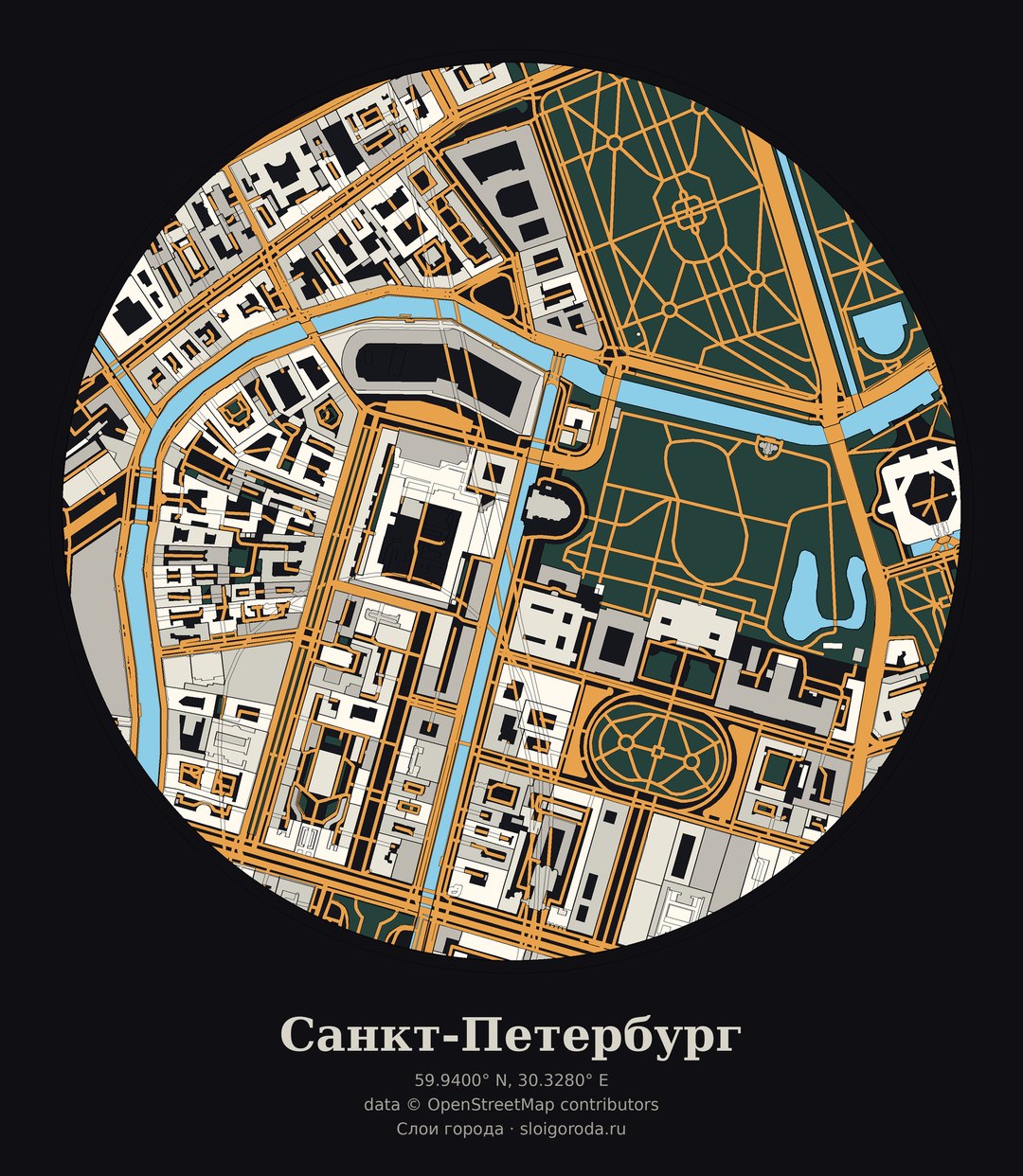 Карта: Санкт-Петербург